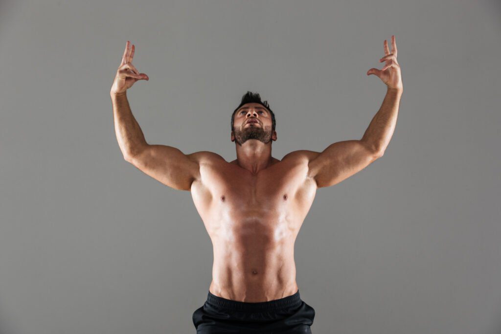 Greek God Pose Bodybuilding