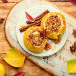 Baked Apple Recipe With Walnut Granola Filling 1