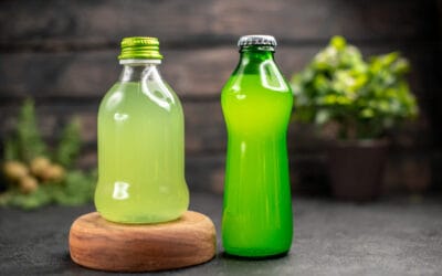 Green Glass Bottles