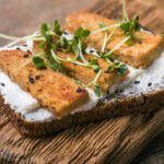 Tempeh Toast Recipe with Pistachio Chimichurri