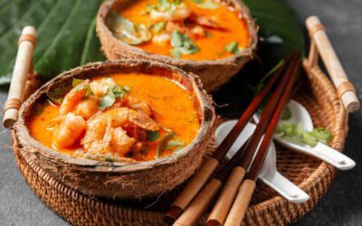 Thai Pumpkin Carrot and Prawn Cream Recipe