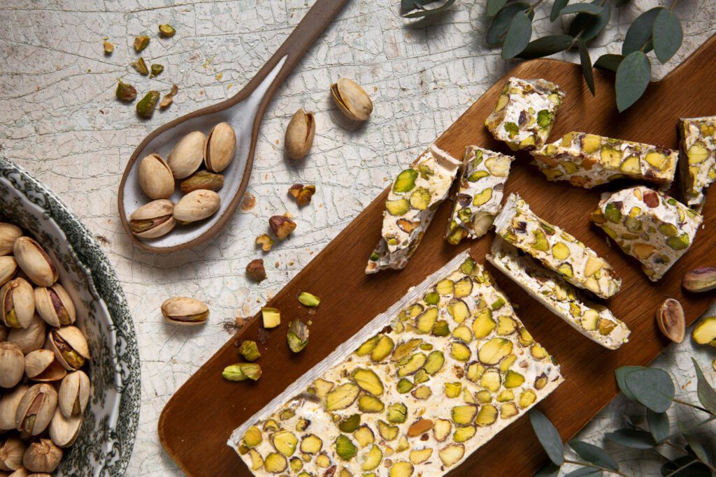 Pistachio and White Chocolate Nougat