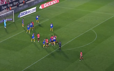 Enzo Perezs Gesture After the Goal Disallowed Against Estudiantes