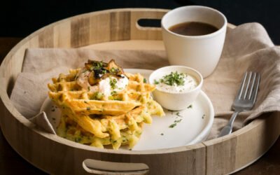 Vegan Cornmeal Waffles