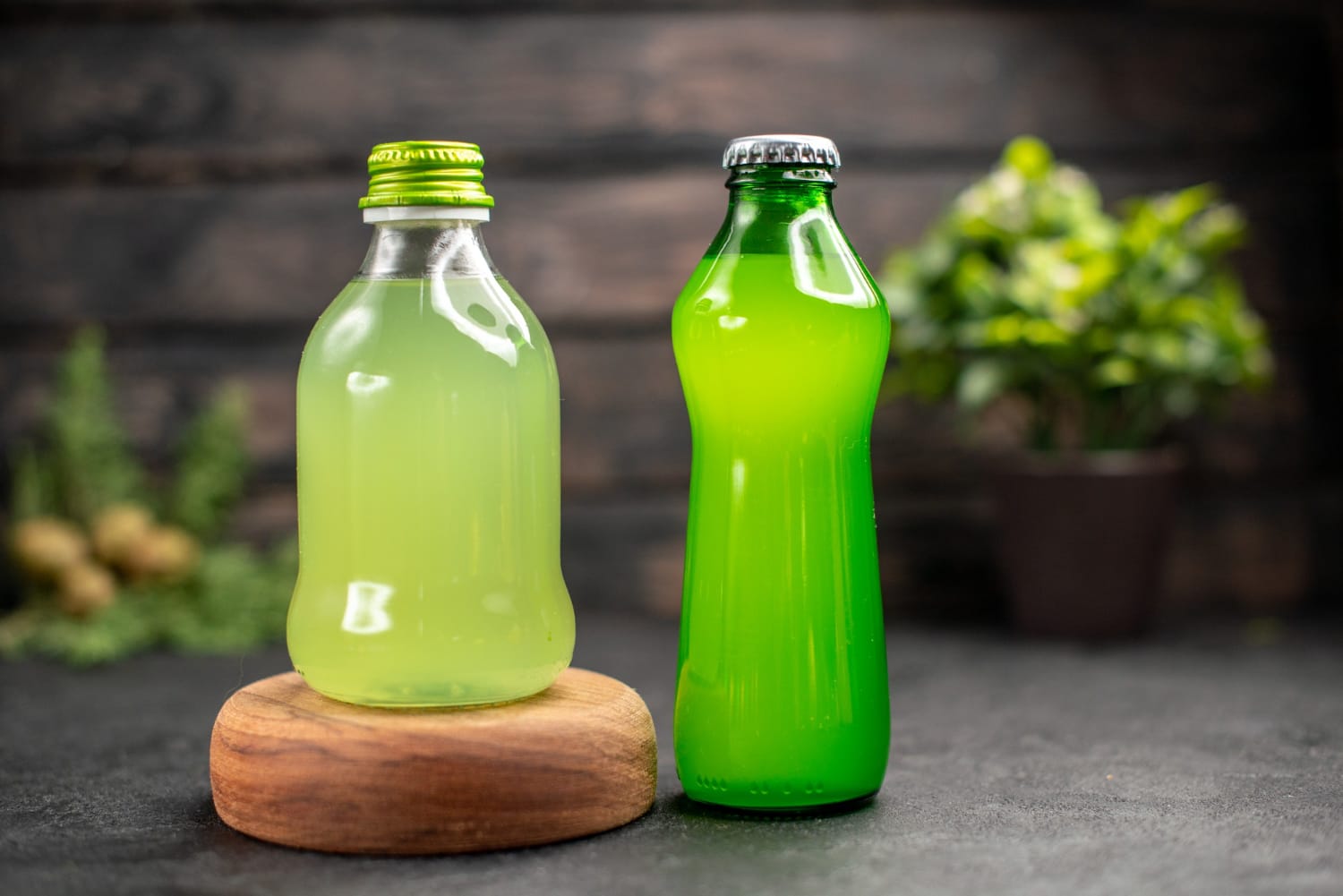 Green Glass Bottles